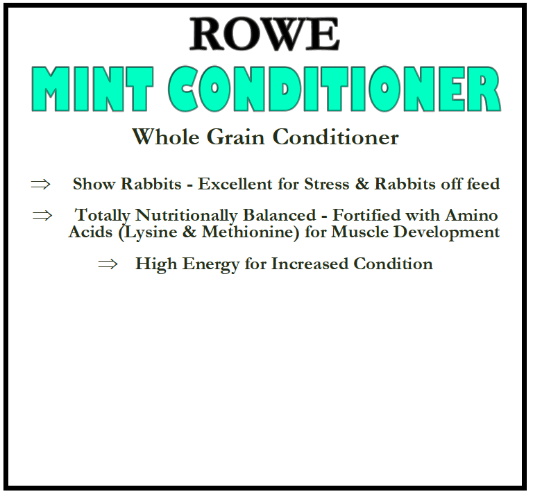 Rowe Nutrition Mint Conditioner
