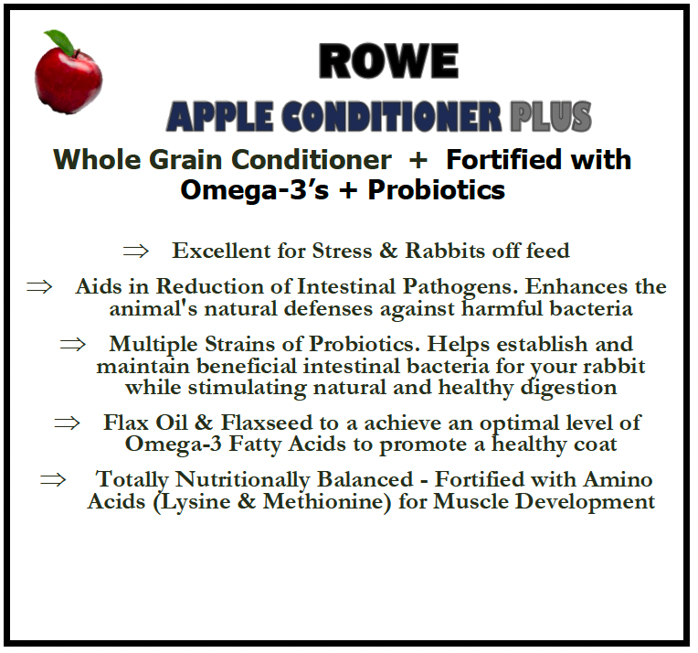 Rowe Nutrition Apple Conditioner Plus